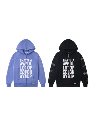 American Street Style Fleece Letter Print And Sleeve Embroidery Lined Hoodie 2 colors 29077743