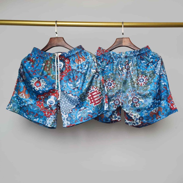 1:1 quality version Ornate Luxury Pattern Mesh Shorts 5 colors 29077531