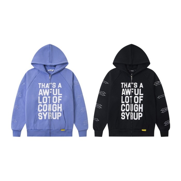 American Street Style Fleece Letter Print And Sleeve Embroidery Lined Hoodie 2 colors 29077743