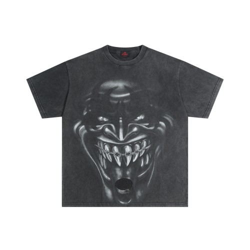 American-style hardcore dark vintage daily commuting short-sleeved shirt 29077331
