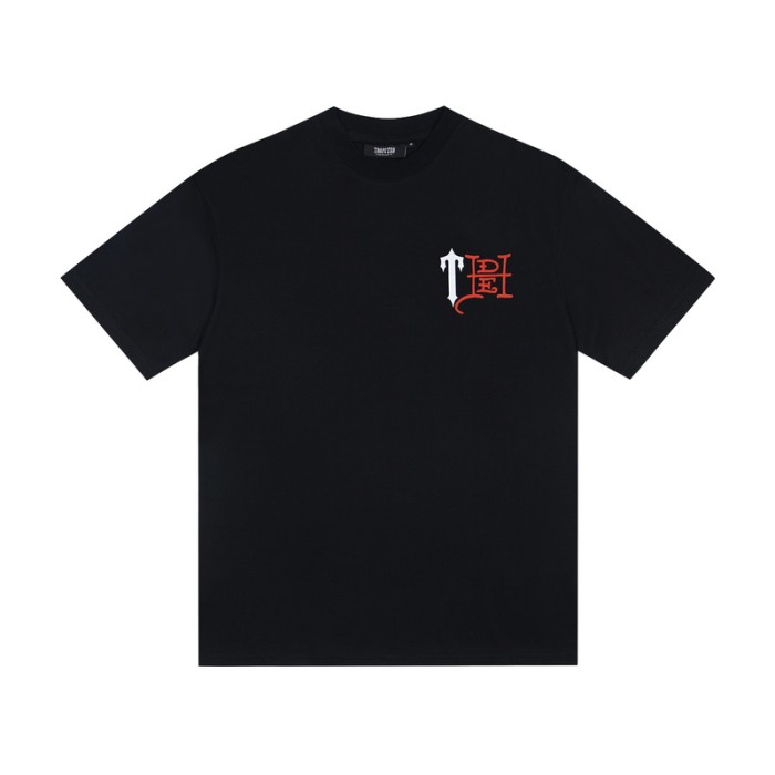 Oversized Ed Hardy Inspired Black Geisha And Gothic Text Print T-shirt 2 colors 29077779