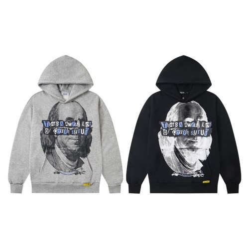 Oversized Edgy Streetwear Vintage Franklin Graphic Print Lined Hoodie 2 colors 29077748