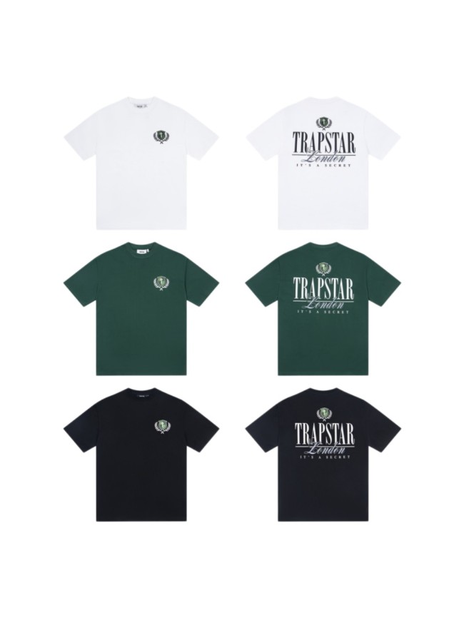 High Street Front Crest And Back Trapstar Logo T-Shirt 3 colors 29080060