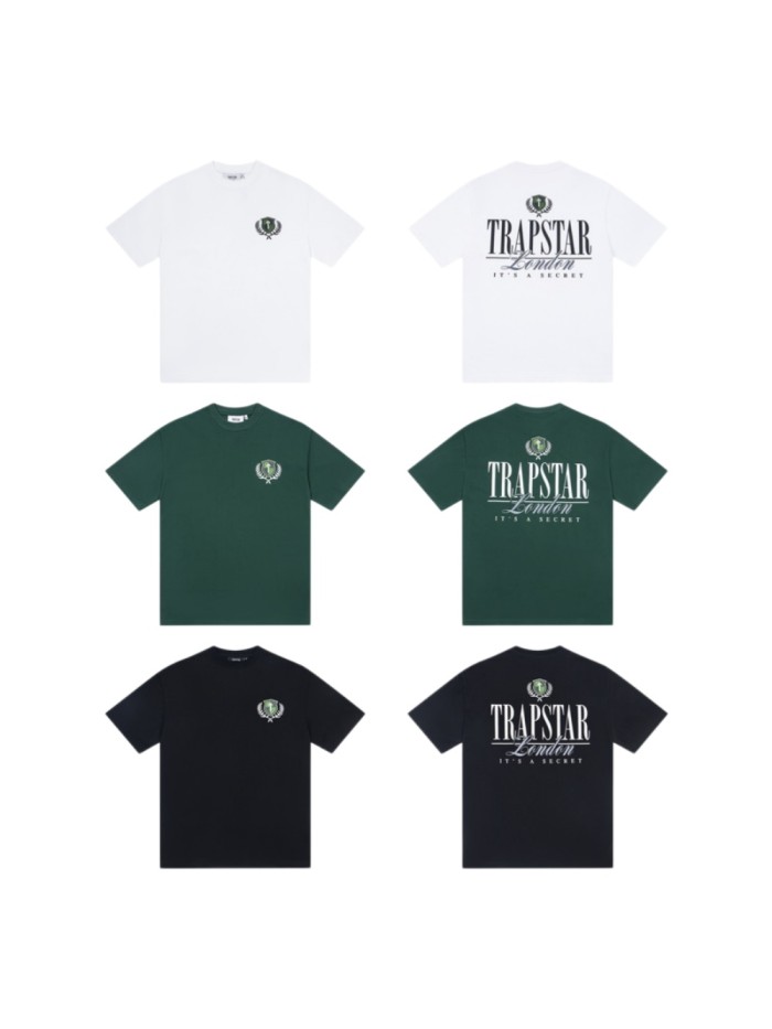 High Street Front Crest And Back Trapstar Logo T-Shirt 3 colors 29080060