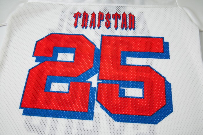 Oversized Urban Streetwear Star Motif Letter And Number Printed Mesh Jersey T-Shirt 2 colors 29080799