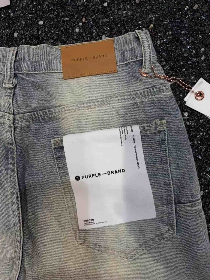 1:1 quality version Classic Stitched Ripped Washed Flared Jeans 29080665