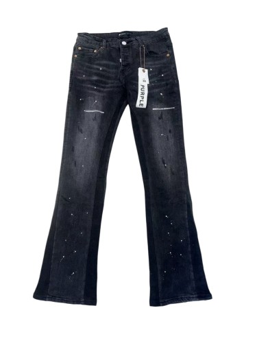 1:1 quality version Dark Misty Vintage Ink Splatter Flared Jeans 29080662