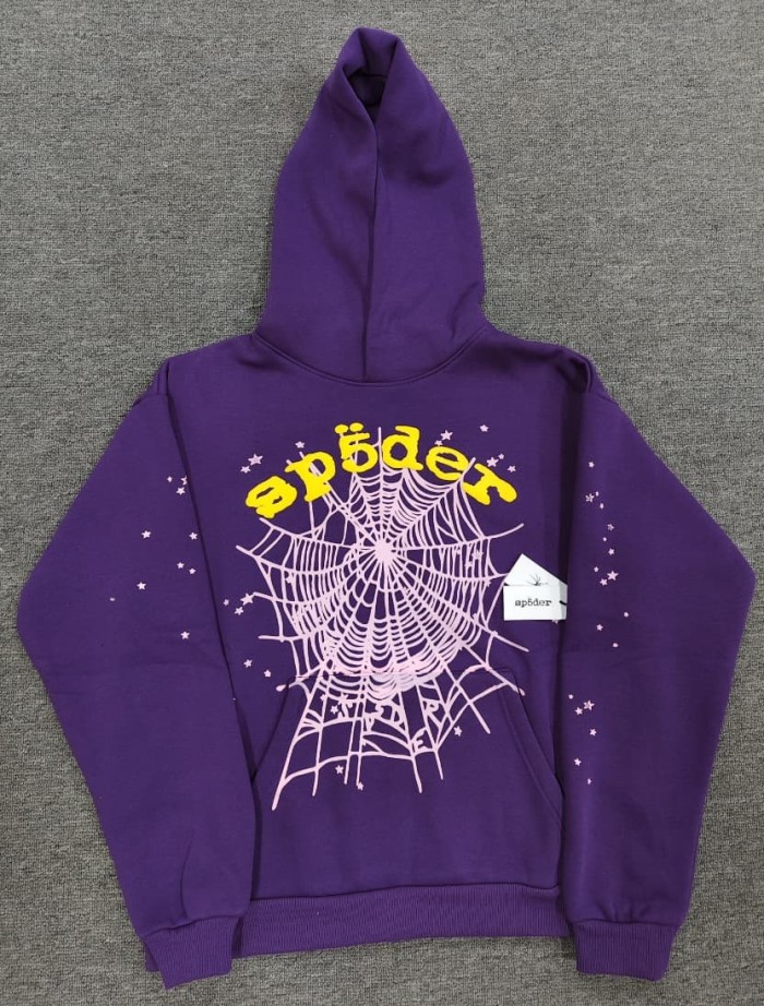 Spider Web Logo Foam Print Hoodie 84 colors 29079913