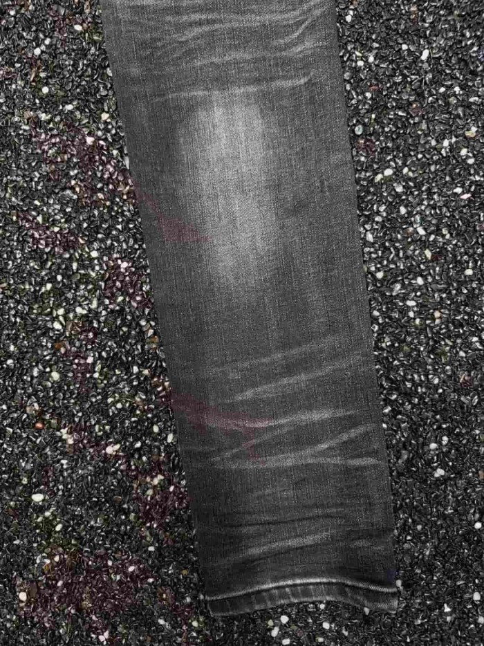 1:1 quality version Hollywood Cursive Circle Letter Embroidery Ripped Jeans 29080643