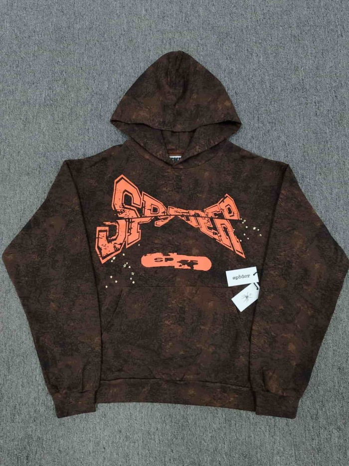 Spider Web Logo Foam Print Hoodie 84 colors 29079913