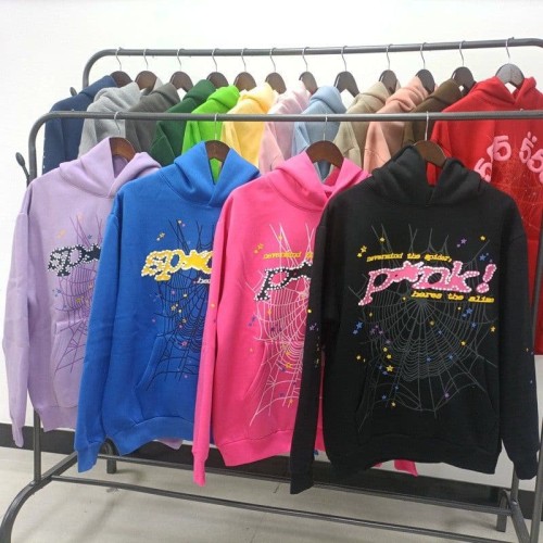 Spider Web Logo Foam Print Hoodie 84 colors 29079913
