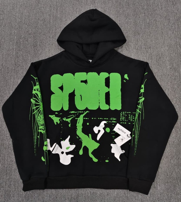 Spider Web Logo Foam Print Hoodie 84 colors 29079913
