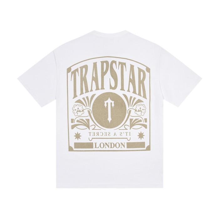 Loose High Street Front Logo And Back Vintage Graphic T-Shirt 2 colors 29080069