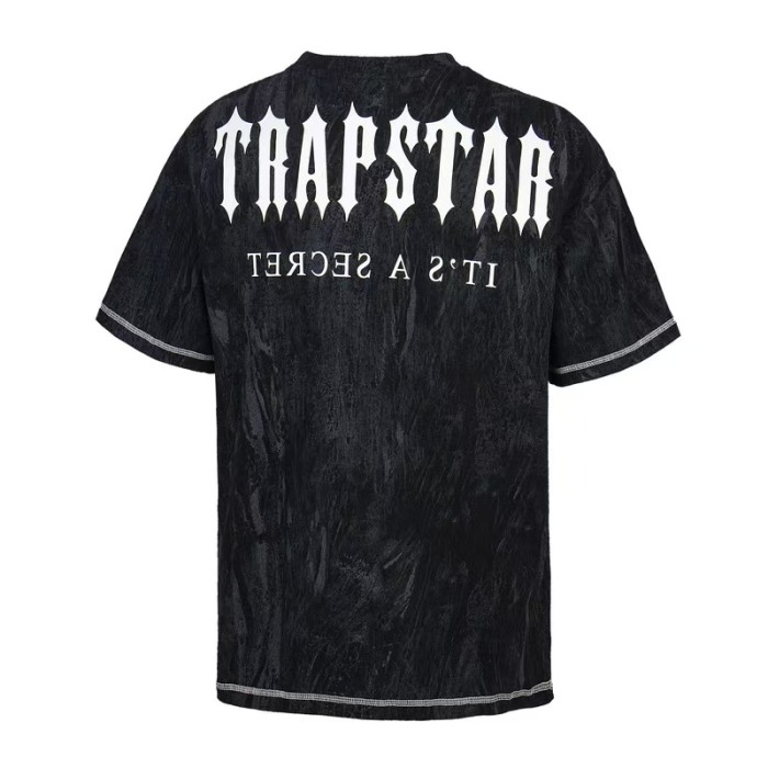 Oversized American Street Style Tie-Dye Letter T-Shirt 3 colors 29080748
