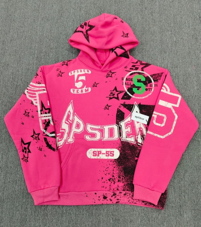 Spider Web Logo Foam Print Hoodie 84 colors 29079913