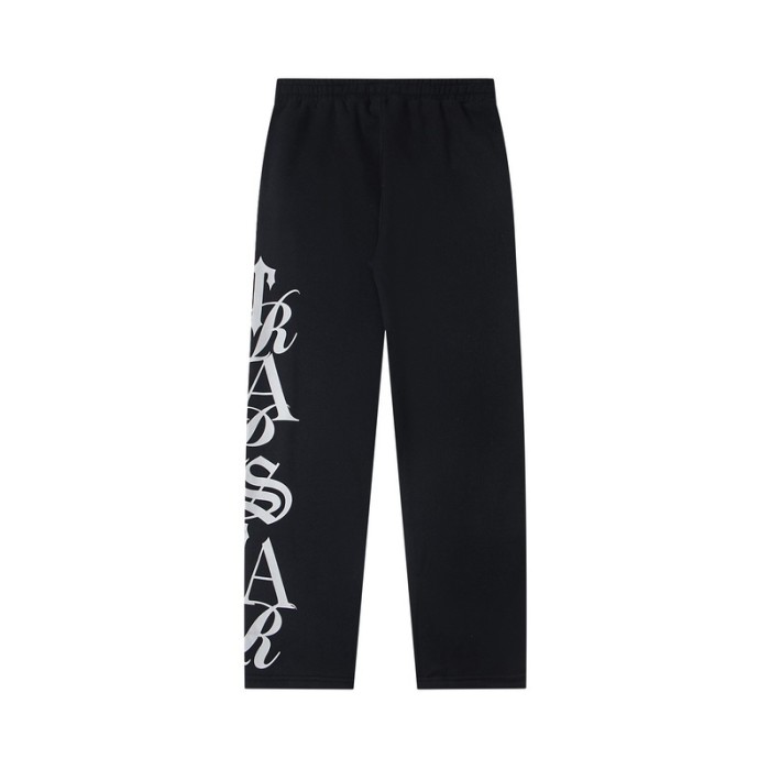 Arm Printed Letter Logo High Street Loose Fleece Hoodie & Pants Set 2 colors 29077507