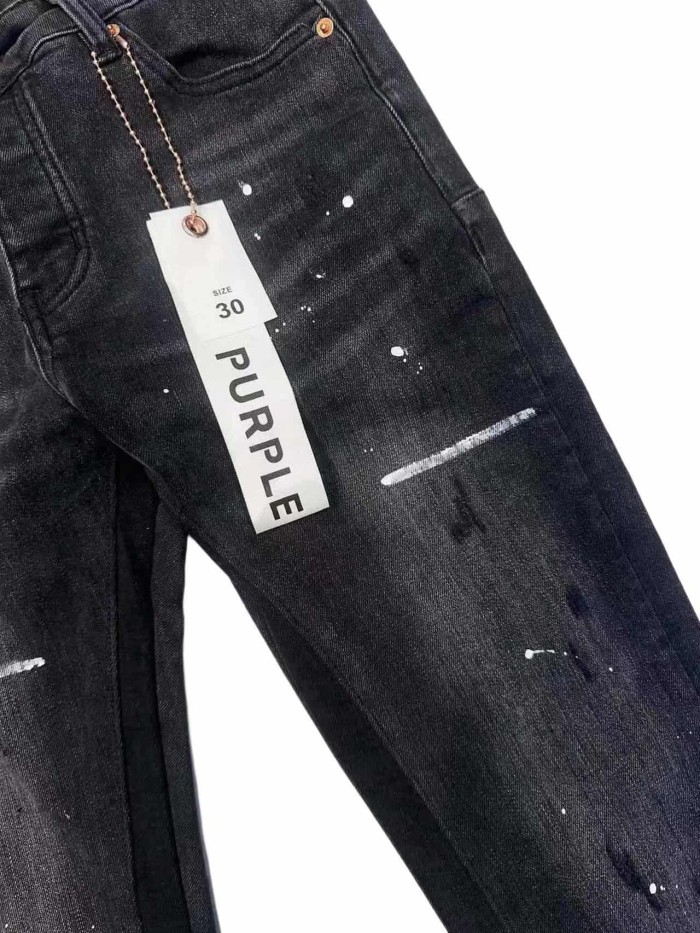 1:1 quality version Dark Misty Vintage Ink Splatter Flared Jeans 29080662