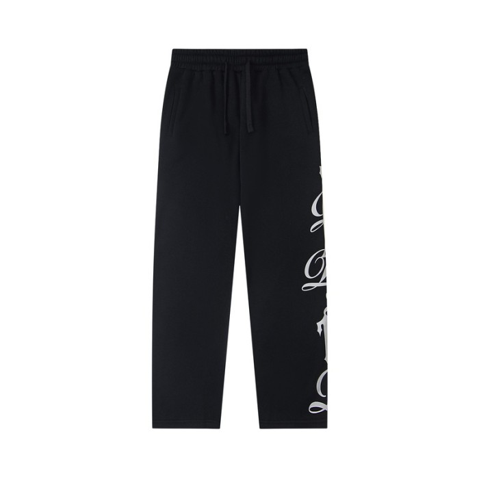 Arm Printed Letter Logo High Street Loose Fleece Hoodie & Pants Set 2 colors 29077507
