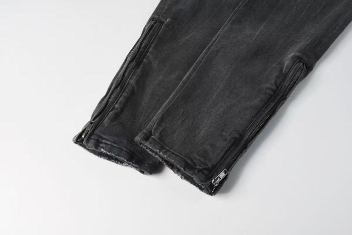 1:1 quality version Charcoal Vintage Cat Whisker Slim Fit Jeans 29080462