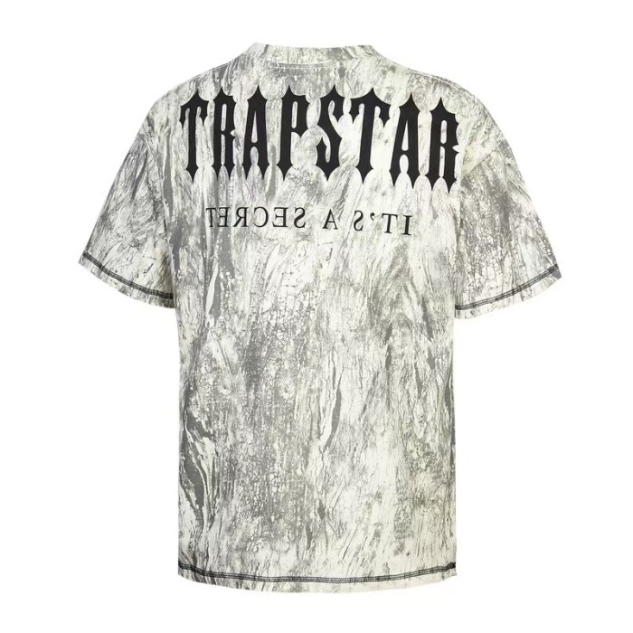 Oversized American Street Style Tie-Dye Letter T-Shirt 3 colors 29080748