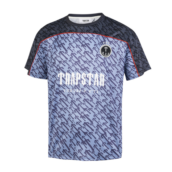 Oversized Trapstar Inspired Teal Camo Number 22 Graphic Jersey T-Shirt 6 colors 29080077
