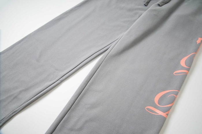 Arm Printed Letter Logo High Street Loose Fleece Hoodie & Pants Set 2 colors 29077507