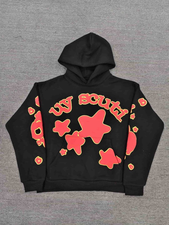 Spider Web Logo Foam Print Hoodie 84 colors 29079913