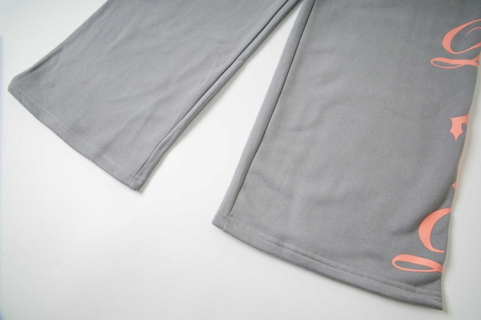 Arm Printed Letter Logo High Street Loose Fleece Hoodie & Pants Set 2 colors 29077507