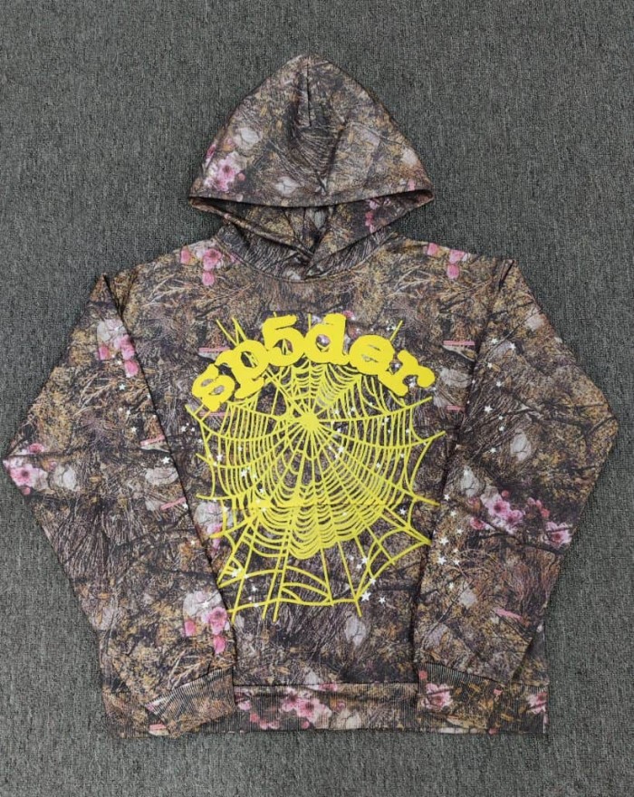 Spider Web Logo Foam Print Hoodie 84 colors 29079913