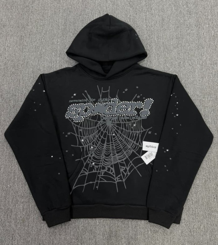 Spider Web Logo Foam Print Hoodie 84 colors 29079913