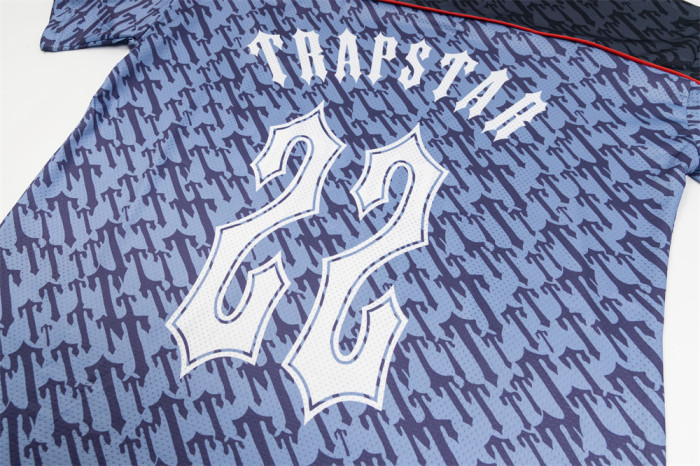 Oversized Trapstar Inspired Teal Camo Number 22 Graphic Jersey T-Shirt 6 colors 29080077
