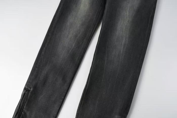 1:1 quality version Charcoal Vintage Cat Whisker Slim Fit Jeans 29080462