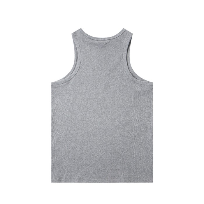 Relaxed Fit American Street Style Ribbed Fabric Trapstar Logo Embroidered Tank Top Vest 29082071