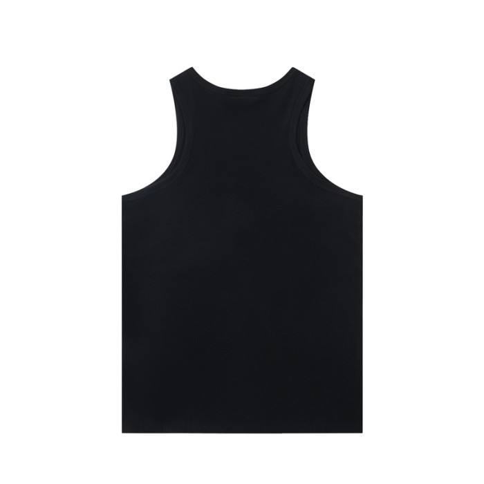 Relaxed Fit American Street Style Ribbed Fabric Trapstar Logo Embroidered Tank Top Vest 29082071