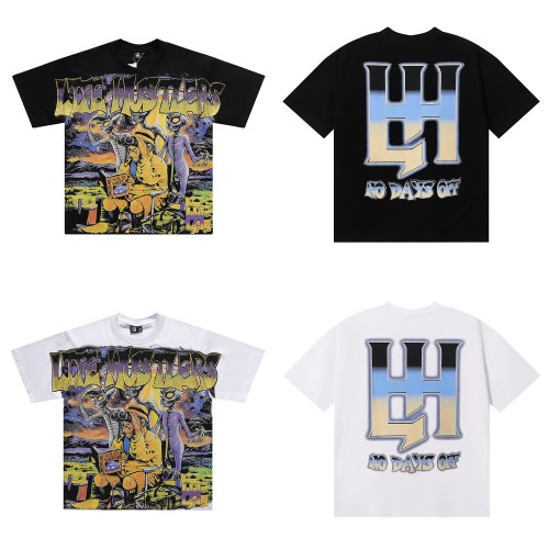 Alien Hunter Tracking Rhinestone Print Tee 2 colors 29082348