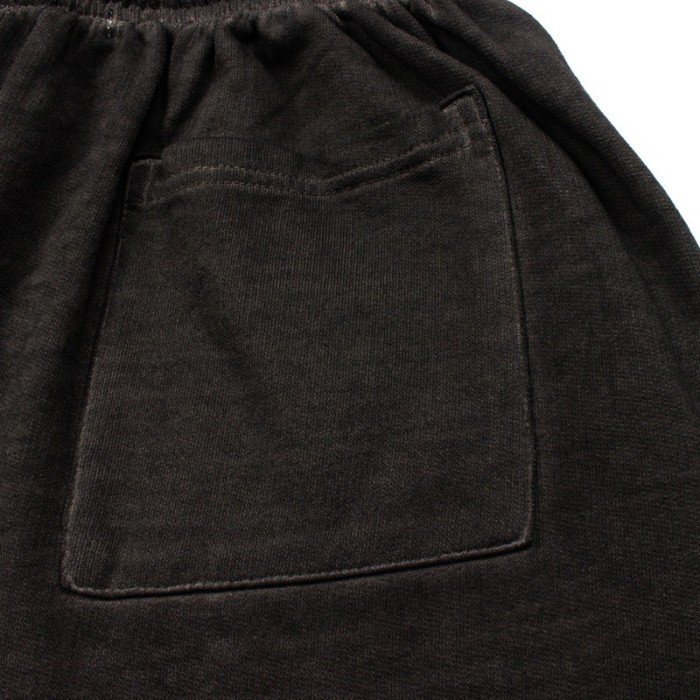 Letter Printed Drawstring Casual Washed Shorts 29082412