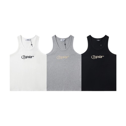 High Street Ribbed Fabric Arrow Logo Embroidered Tank Top Vest 3 colors 29082075
