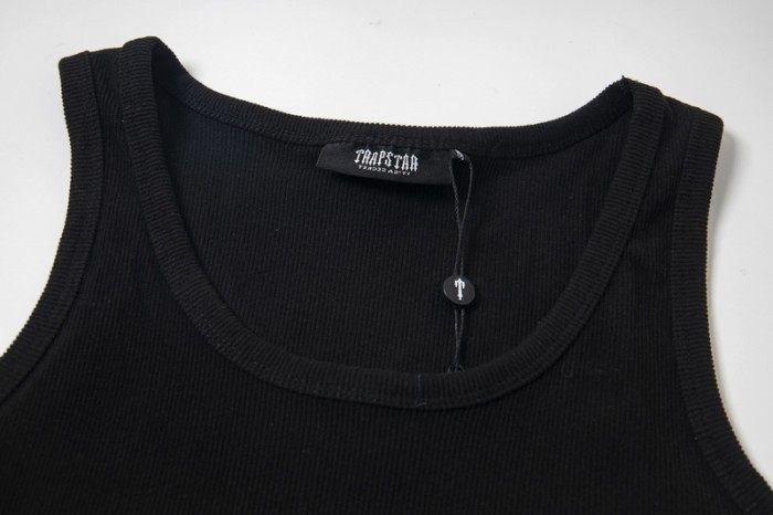 High Street Ribbed Fabric Arrow Logo Embroidered Tank Top Vest 3 colors 29082075
