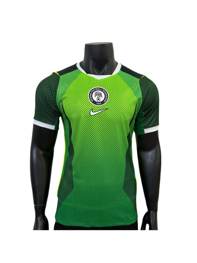 2026/2027 Nigeria Green Eagle Dot Pattern Home Authentic Jersey 29082276
