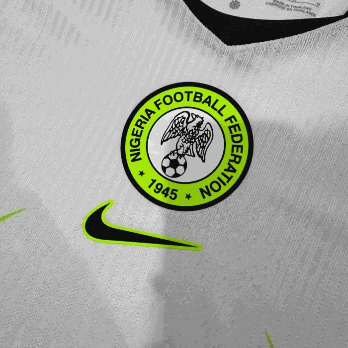 2026/2027 Nigeria White Flame Green Eagle Away Authentic Jersey 29082275