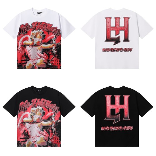 Blindfolded Cupid Archery Rhinestone Print Tee 2 colors 29082343