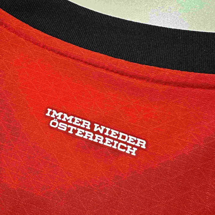 2026/2027 Austria Red Black Limited Home Authentic Jersey 29082270