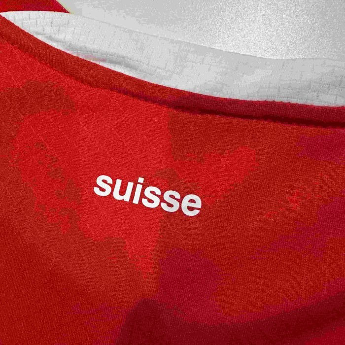 2026/2027 Switzerland Red Shield Home Authentic Jersey 29082279
