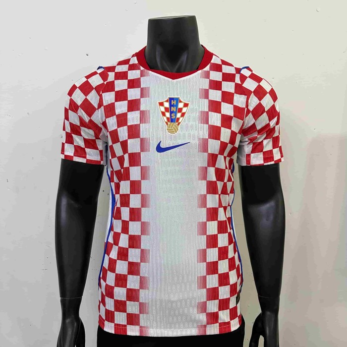 2026/2027 Croatia Red And White Checkered Home Jersey 2 Kind 29085318