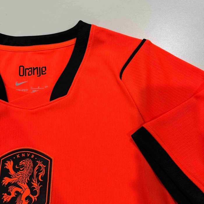 2026/2027 Netherlands Orange Lion Blaze Home Jersey 2 Kind 29085316