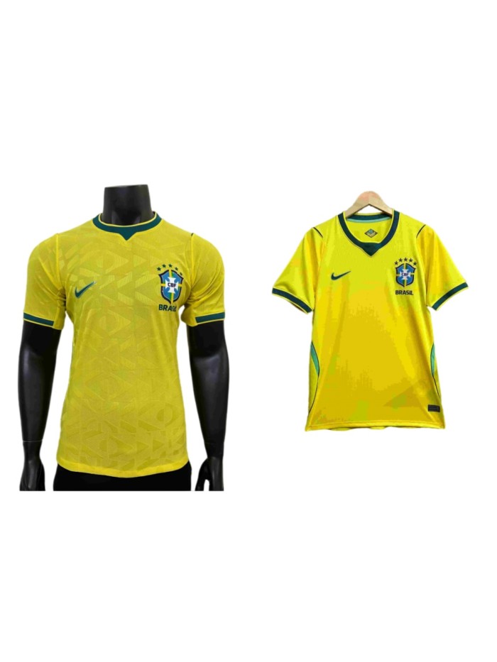 2026/2027 Brazil Lemon Yellow Home Jersey 2 Kind 29085313