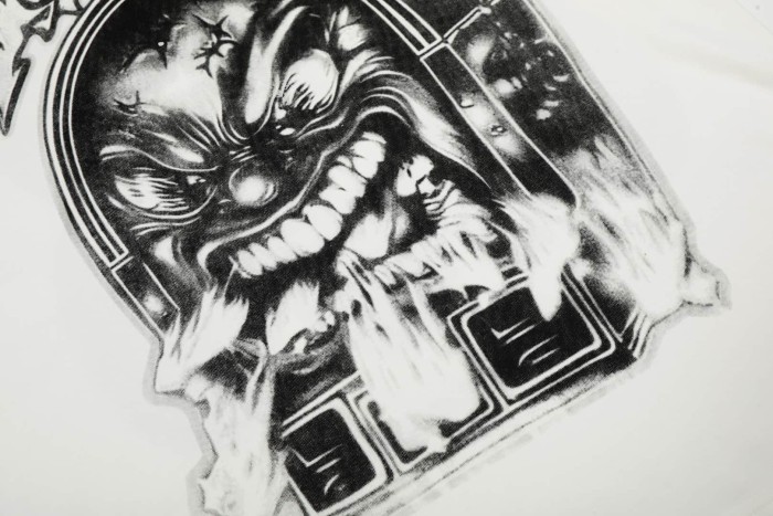 Arcade Rage Clown Print Washed Tee 29090180