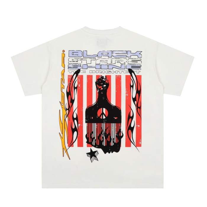 Legendary Figure Collage Print Washed Tee 29090168
