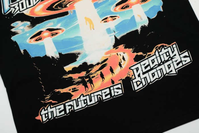 UFO Pilgrimage Print Washed Tee 29090170