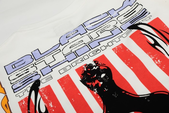 Legendary Figure Collage Print Washed Tee 29090168